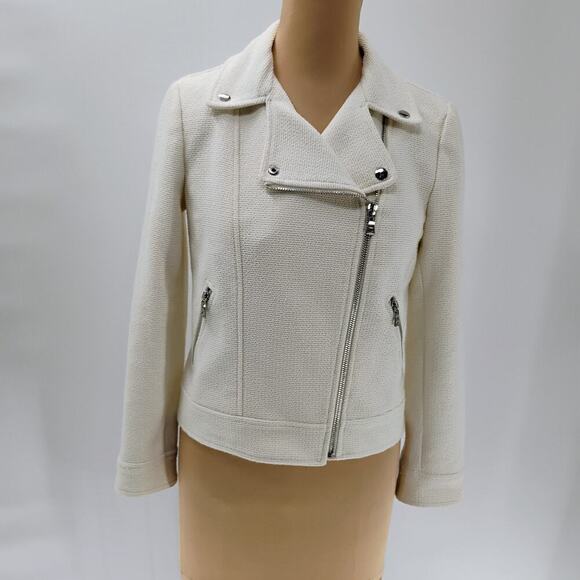 Ann Taylor Moto Jacket Size 4 - Picture 14 of 16